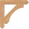 Ekena Millwork Imperial Arts & Crafts Smooth Bracket, Western Red Cedar, 3 1/2"W x 24"D x 24"H BKT04X24X24IMP03SWR - alternate 4
